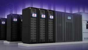 Data Center with UPS and Hybrid SuperCapacitor Syst3em