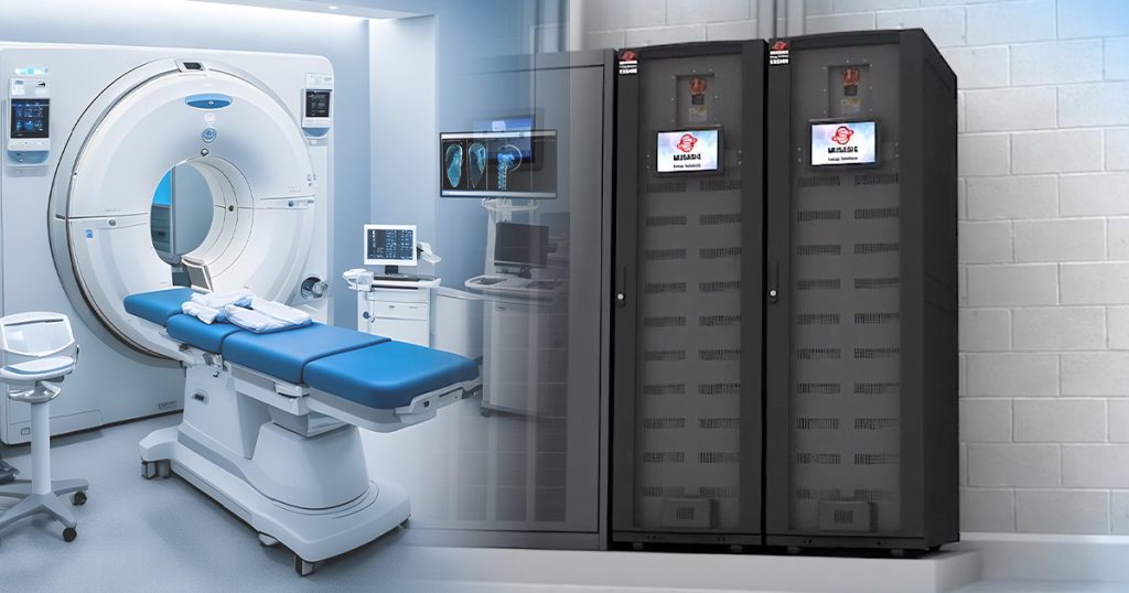 Healthcare imaging equipment and ESS400 energy storage montage