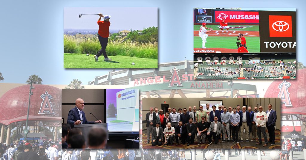Photo montage of Musashi Masterminds, Baseball and Golf Event in Anaheim, California