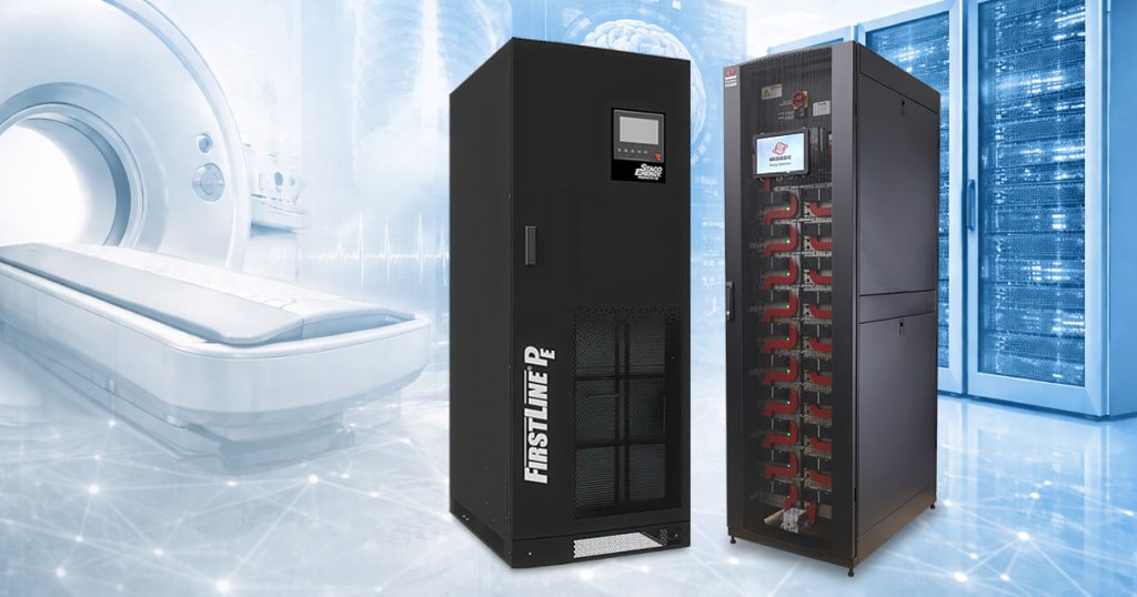 Image of Musashi ESS400 and Staco UPS in medical dat setting