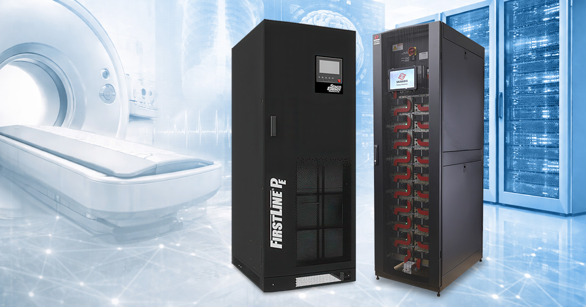 Image of Musashi ESS400 and Staco UPS in medical dat setting